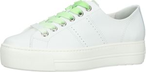 Elegant Paul Green women's sneakers, lace-up shoes 5247-023, white