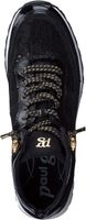 Comfortable Paul Green women's lace-up sneakers 5200-024 Black