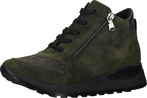 Bequeme waldläufer Stiefelette Schnürschuhe für Damen 364H81 300 066 Braun