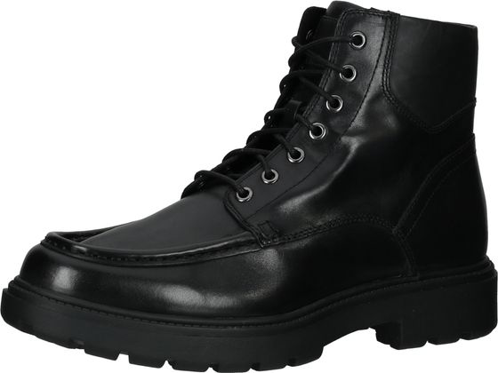 Bottines GEOX tendance, chaussures à lacets pour hommes U36FRE 00043 C9999 Noir