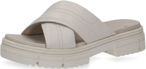 Comfortable CAPRICE women's slip-on mules 9-9-27207-20 144 White