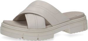 Comfortable CAPRICE women's slip-on mules 9-9-27207-20 144 White