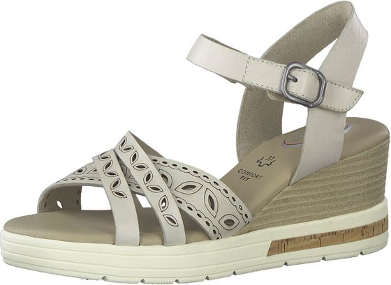 Trendy Tamaris sandals, women's sandals 8-8-88306-20 109 White