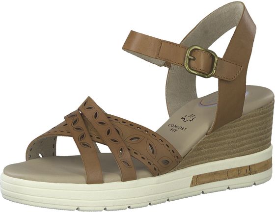Versatile Tamaris sandals, women's sandals 8-8-88306-20 305 Brown