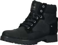 Hochwertige BULLBOXER Stiefelette Schnürschuhe für Jungen ALL518E6LA BKBKK Schwarz