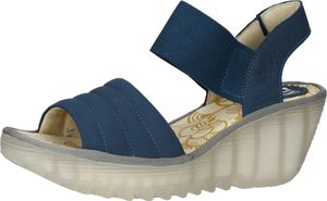 Eleganti sandali FLY London, scarpe slip-on da donna, P501414 002, blu