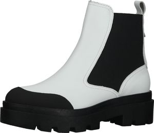 Comodi stivaletti FLY London, scarpe slip-on da donna P144879 001 Bianco