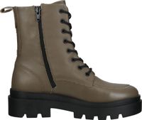 Botines FLY London de alta calidad, zapatos con cordones para mujer P144878 003 Marrón