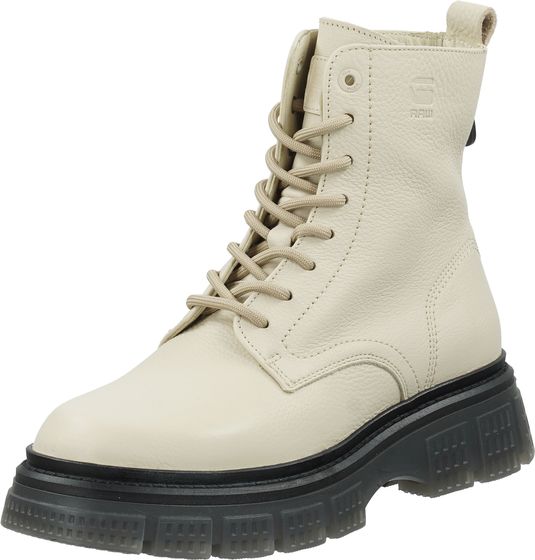 Komfortable G-Star RAW Stiefelette Schnürschuhe für Damen 2341 068801 2700 Beige