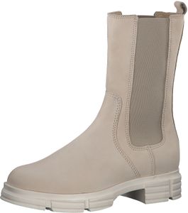 Trendy s.Oliver ankle boots, slip-on shoes for women, 5-5-25488-29 407 Beige