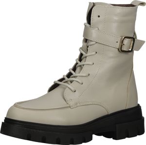Botines SCAPA cómodos, zapatos con cordones para mujer, 21/6683P, talla 120, color beige