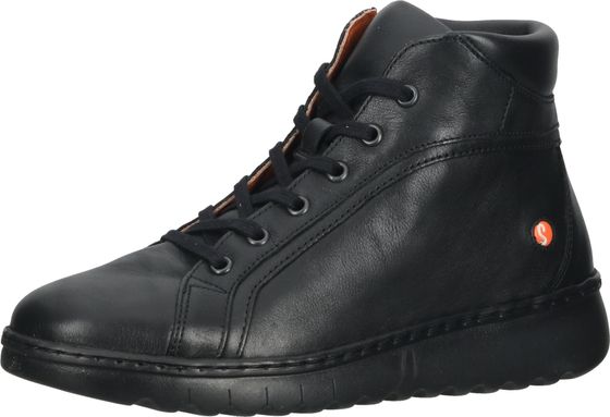 Hochwertige softinos Stiefelette Schnürschuhe für Damen P900707 001 Schwarz