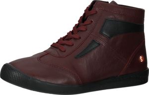 Elegante softinos Stiefelette Schnürschuhe für Damen P900729 004 Rot