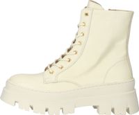 Bequeme Steve Madden Stiefelette Schnürschuhe für Damen Frederique SM11002062-287 Weiß