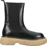 Elegante Steve Madden Stiefelette Schlupfschuhe für Damen Warrior SM11002072-BKG Schwarz