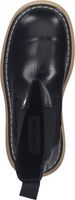 Elegante Steve Madden Stiefelette Schlupfschuhe für Damen Warrior SM11002072-BKG Schwarz