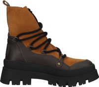 Botines Steve Madden de alta calidad, zapatos con cordones para mujer, Fuzzy SM11002208-CDB Brown