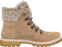 Botines Legero cómodos, zapatos con cordones para mujer, 2-009662-4500, color beige