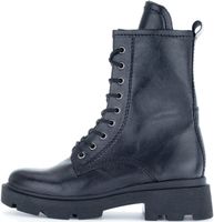 Bequeme Gabor Stiefelette Schnürschuhe für Damen 92.755.37 Schwarz
