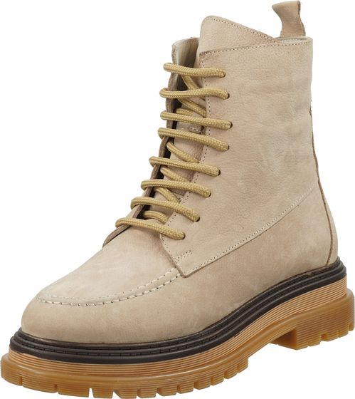 Bottines ILC tendance, chaussures à lacets pour femmes, C46-8523-17-06, beige