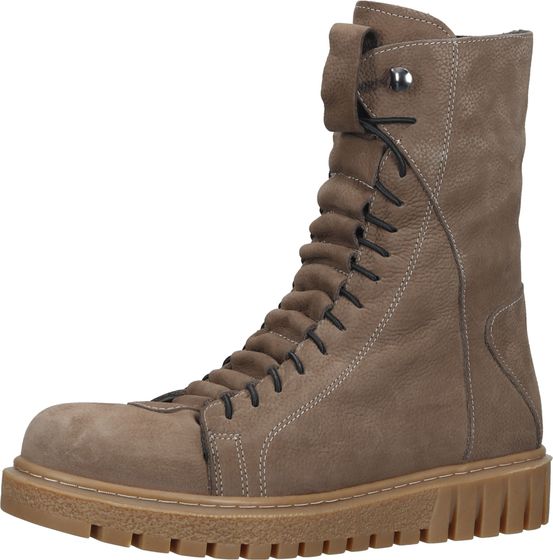 Trendy LAZAMANI ankle boots, lace-up shoes for women, 68.039, taupe beige