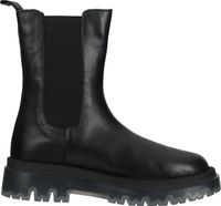 Botines LAZAMANI cómodos, zapatos sin cordones para mujer, 67.071 negro