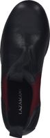 Botines de moda LAZAMANI, zapatos sin cordones para mujer 68002 negro-rojo Negro