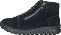 Sporty Ganter ankle boots, lace-up shoes for women, 4-201482 3200, blue