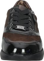 Comfortable HASSIA women's sneakers, lace-up shoes 2-301347-0186 Black