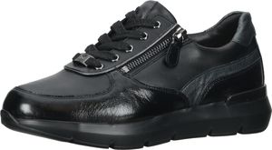 High-quality HASSIA women's sneakers, lace-up shoes 4-301311-01660, black