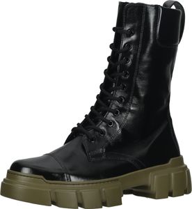 Sporty Högl ankle boots, lace-up shoes for women, 4-102721 0189, black