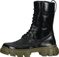 Sporty Högl ankle boots, lace-up shoes for women, 4-102721 0189, black