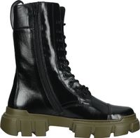 Sporty Högl ankle boots, lace-up shoes for women, 4-102721 0189, black