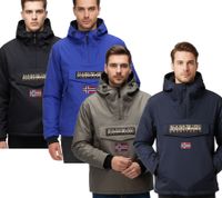 NAPAPIJRI Rainforest Next wasserabweisende Anorak-Jacke Outdoor-Jacke Schwarz, Royalblau, Dunkelblau oder Grau