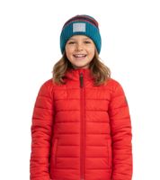 Ziener Kinder Mützen Beanies Indri Mütze mit Streifen und Umschlag Strick-Mütze Blau, Pink, Braun oder Blau
