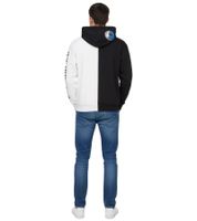 Hollister X NBA Dallas Mavericks Men's Hoodie with Team Logo Print, Cotton Pullover 322-221-1590-125, White/Black