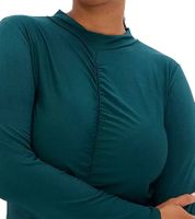 Confezione da 2 abiti estivi da donna, abito in jersey arricciato, abito aderente a maniche lunghe 935347 Verde