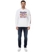 Hollister x NHL Montreal Canadiens Men's Hoodie with Team Logo Print, Cotton Pullover 322-221-1606-100 White