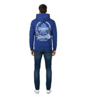Hollister x NHL Toronto Mapple Leafs Men's Hoodie with Team Logo Print, Cotton Pullover 322-221-1606-220 Blue