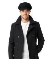 Casquette gavroche en feutre ZWILLINGSHERZ, accessoire d'été à visière, réf. KL3888, grise ou noire