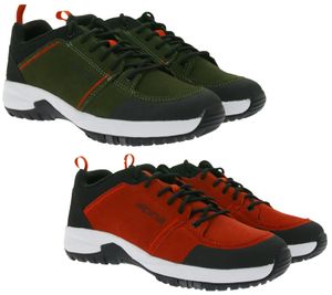 Atmungsaktiver ALPINA Opal Damen & Herren Trekking-Schuhe Wander-Sneaker Outdoor-Schuhe 627G Rot/Schwarz oder Olivgrün/Schwarz