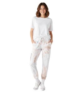 Hollister X Social Tourist Jogginghose im Batik-Look Baumwoll-Hose 365-347-0002-218 Weiß/Bunt