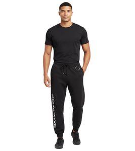 Hollister X Social Tourist Herren Jogginghose Baumwoll-Hose Homewear-Hose 365-347-0001-900 Schwarz