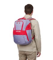 Rivacase Mercantour Rucksack mit 15,6" Laptopfach Alltags-Rucksack 20L 5225 GR Grau/Rot