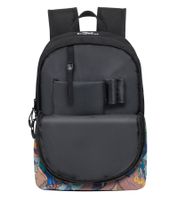 Rivacase Agora Urban Skaters Rucksack Alltags-Rucksack Schul-Rucksack 12L 5420 BK Schwarz/Bunt