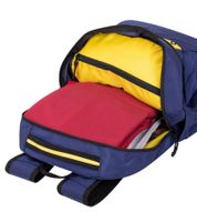 Rivacase Erebus Urban Rucksack mit 15,6" Laptopfach Alltags-Rucksack City-Rucksack 30L 5461 BL Blau 