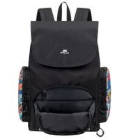 Rivacase Agora Urban Skaters Rucksack Alltags-Rucksack Schul-Rucksack 15L 5425 BK Schwarz/Bunt
