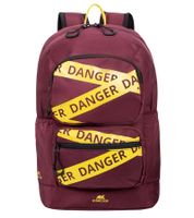 Rivacase Erebus Urban Rucksack mit 13,3" Laptopfach Alltags-Rucksack City-Rucksack 14L 5421 BD Weinrot