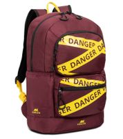 Rivacase Erebus Urban Rucksack mit 13,3" Laptopfach Alltags-Rucksack City-Rucksack 14L 5421 BD Weinrot