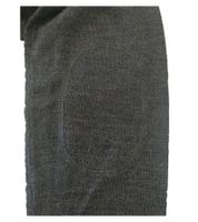 Suéter de punto moderno para mujer con coderas a tono, lana merino, talla 134-328, gris